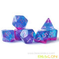 Nebula Glitter Sparkle Mixed Polyhedral DND Dice